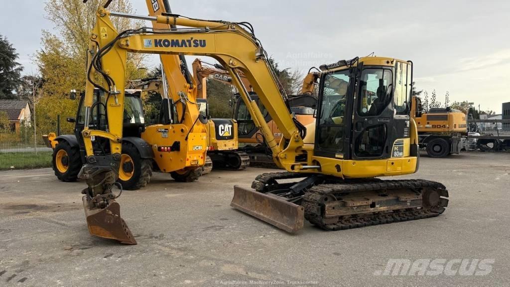 Komatsu PC 80 MR-3 Vidutinės galios ekskavatoriai 7-12 t