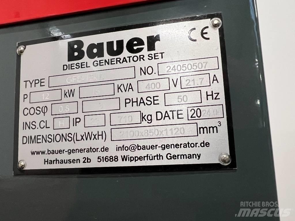 Bauer GFS-12 Dyzeliniai generatoriai