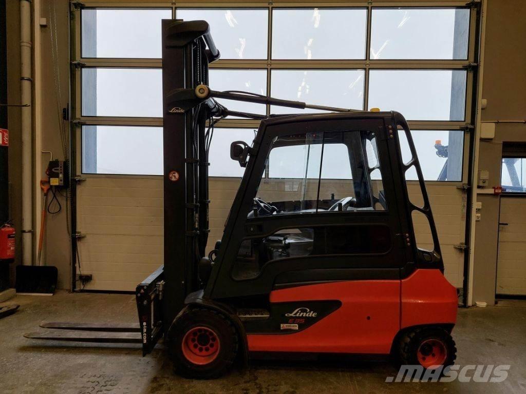 Linde E 35 Elektriniai šakiniai krautuvai