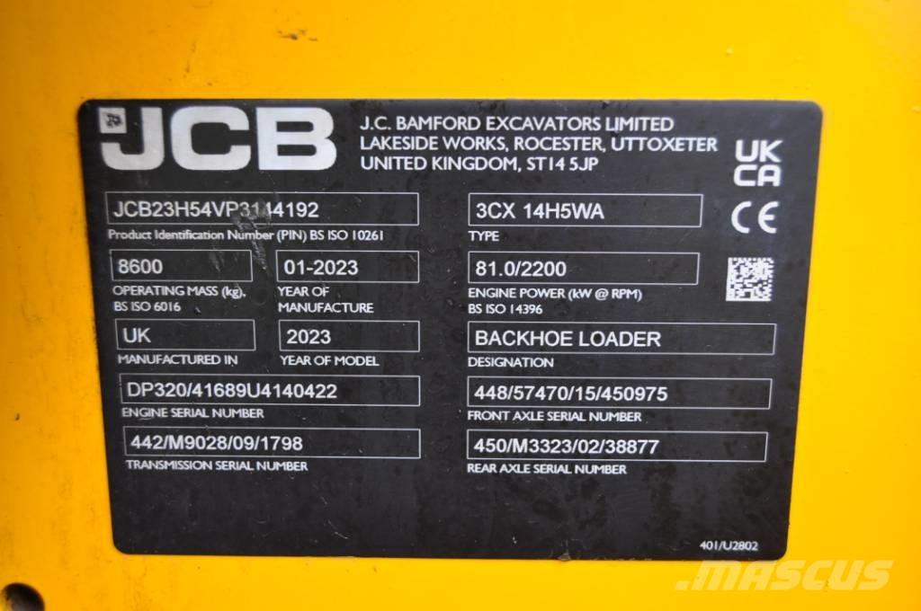 JCB 3 CX Ekskavatoriniai krautuvai