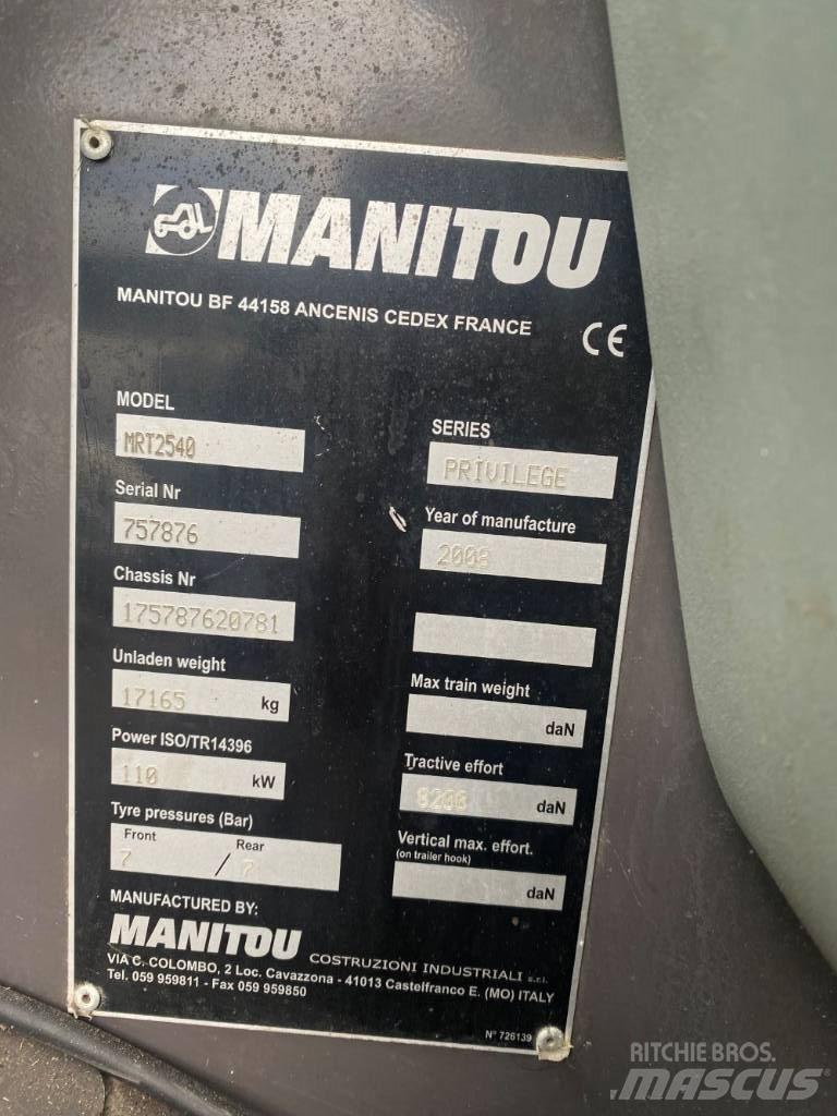 Manitou MRT 2540 Teleskopiniai krautuvai