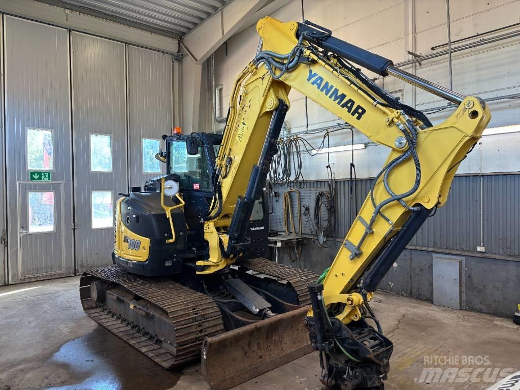 Yanmar SV 100 Vidutinės galios ekskavatoriai 7-12 t