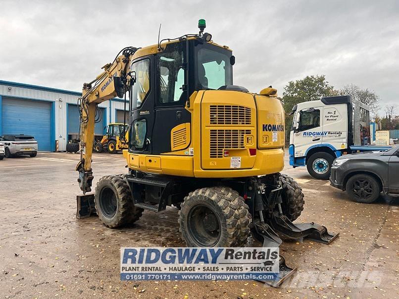 Komatsu PW 98 MR-11 Ratiniai ekskavatoriai