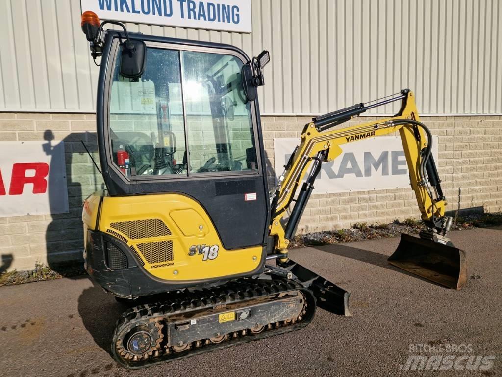 Yanmar SV 18 Mini ekskavatoriai < 7 t