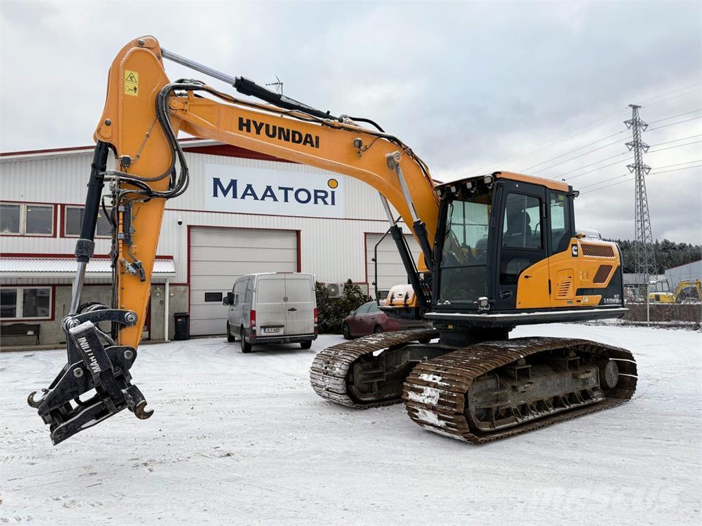 Hyundai HX140 HWC Vikšriniai ekskavatoriai