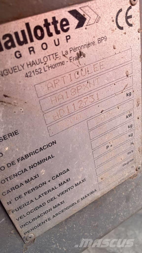 Haulotte HA 18 PX Alkūniniai keltuvai
