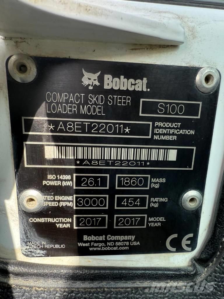 Bobcat S 100 Krautuvai su šoniniu pasukimu
