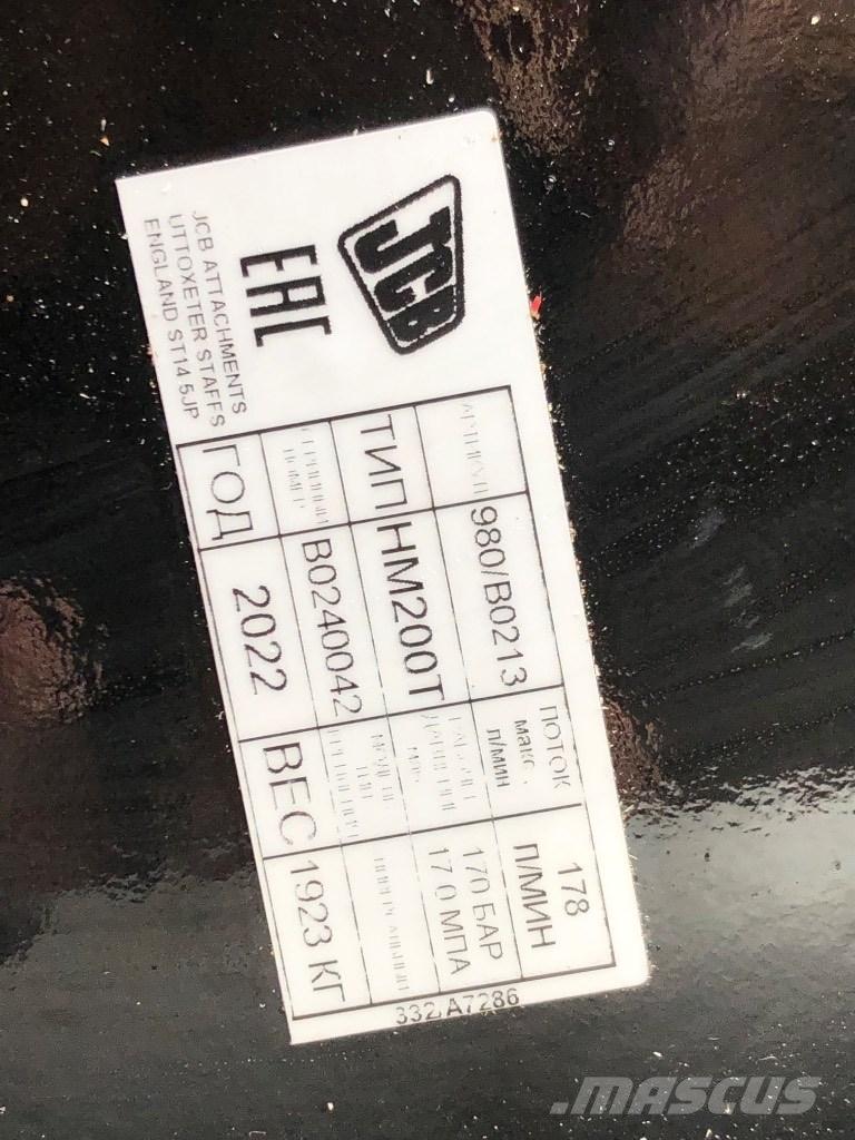JCB HM200T Hidrauliniai kūjai / Trupintuvai
