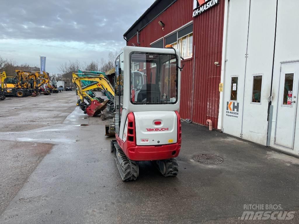 Takeuchi TB 216 Mini ekskavatoriai < 7 t