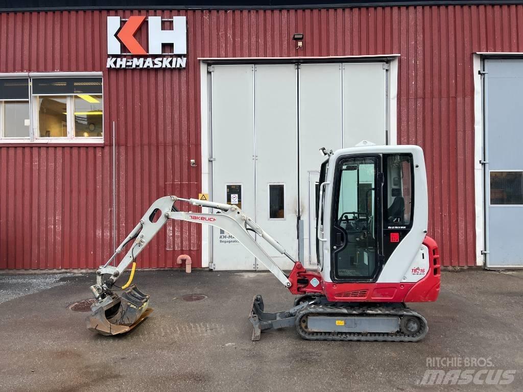 Takeuchi TB 216 Mini ekskavatoriai < 7 t