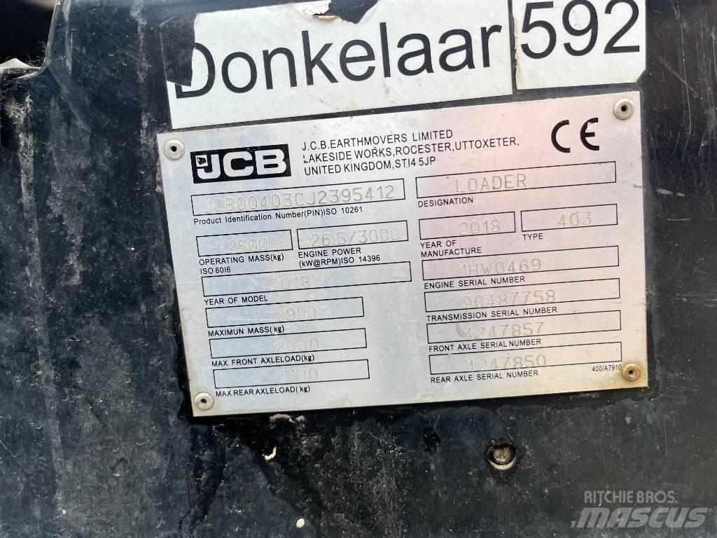 JCB 403 Mini krautuvai