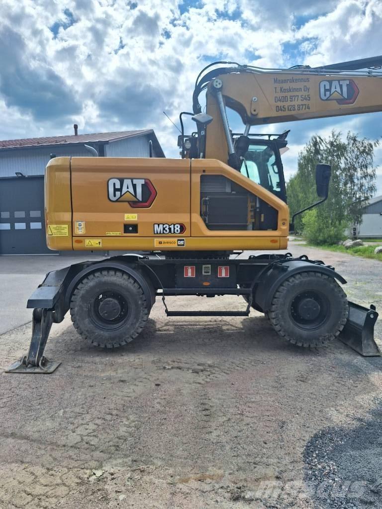 CAT M 318 Ratiniai ekskavatoriai
