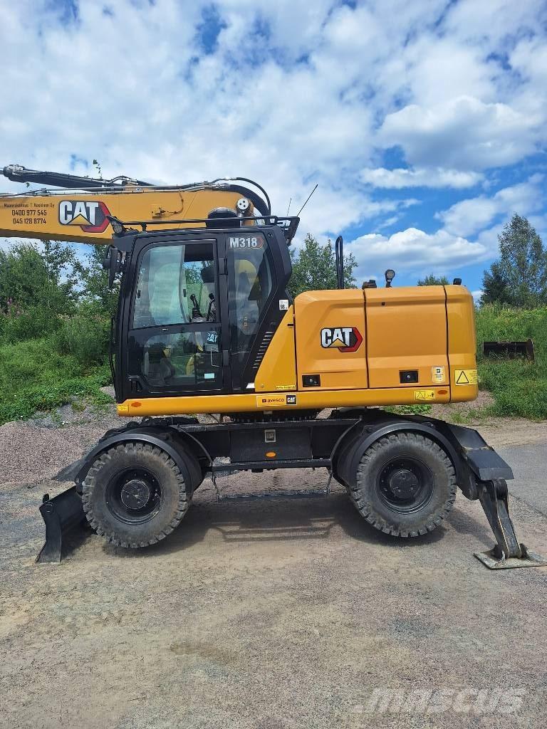 CAT M 318 Ratiniai ekskavatoriai