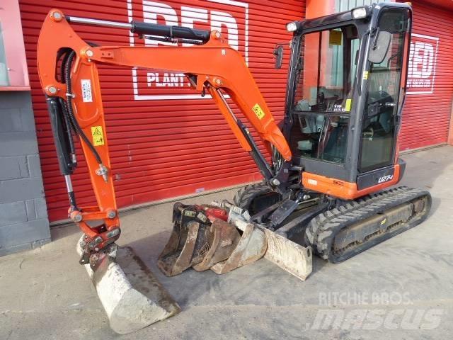 Kubota U 27-4 Mini ekskavatoriai < 7 t