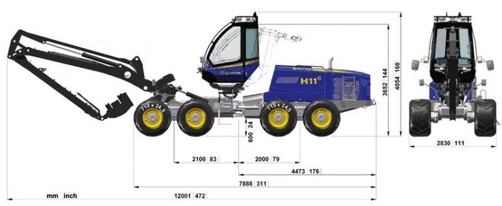 Rottne 651-55449 Važiuoklė ir suspensija