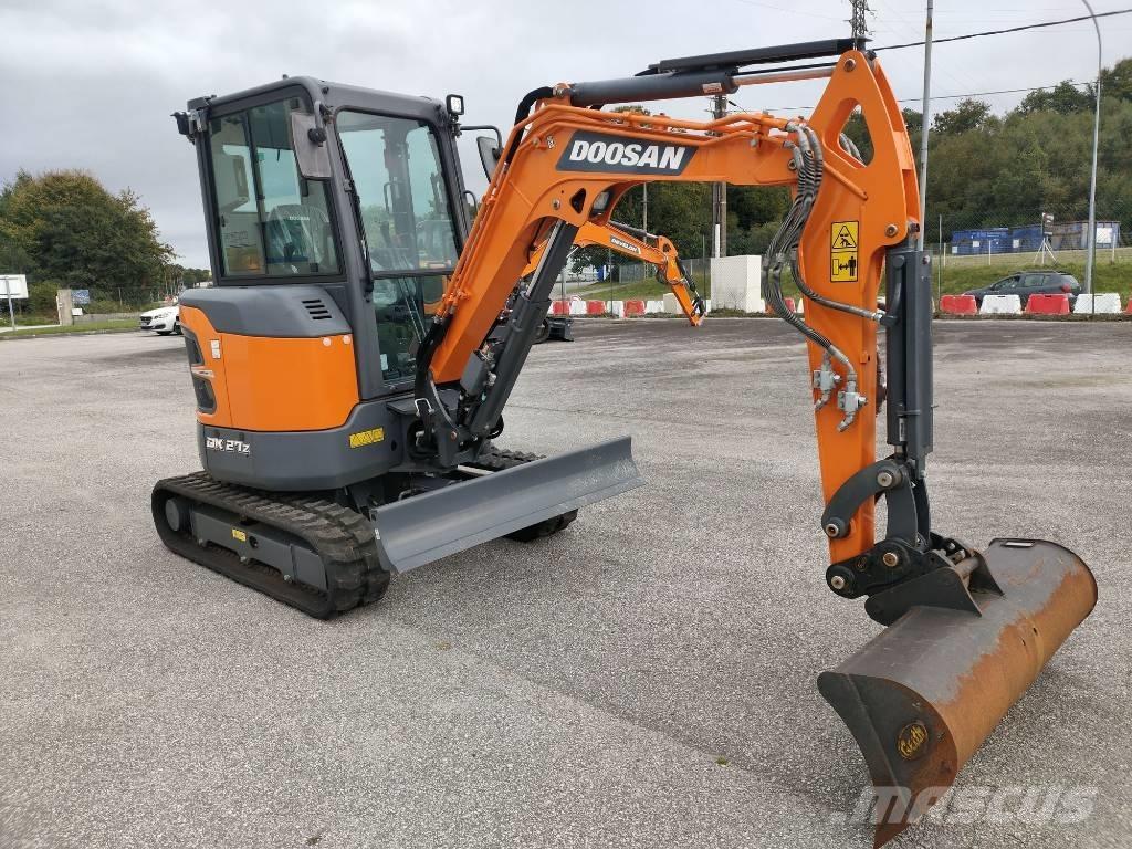 Doosan DX 27 Z Mini ekskavatoriai < 7 t