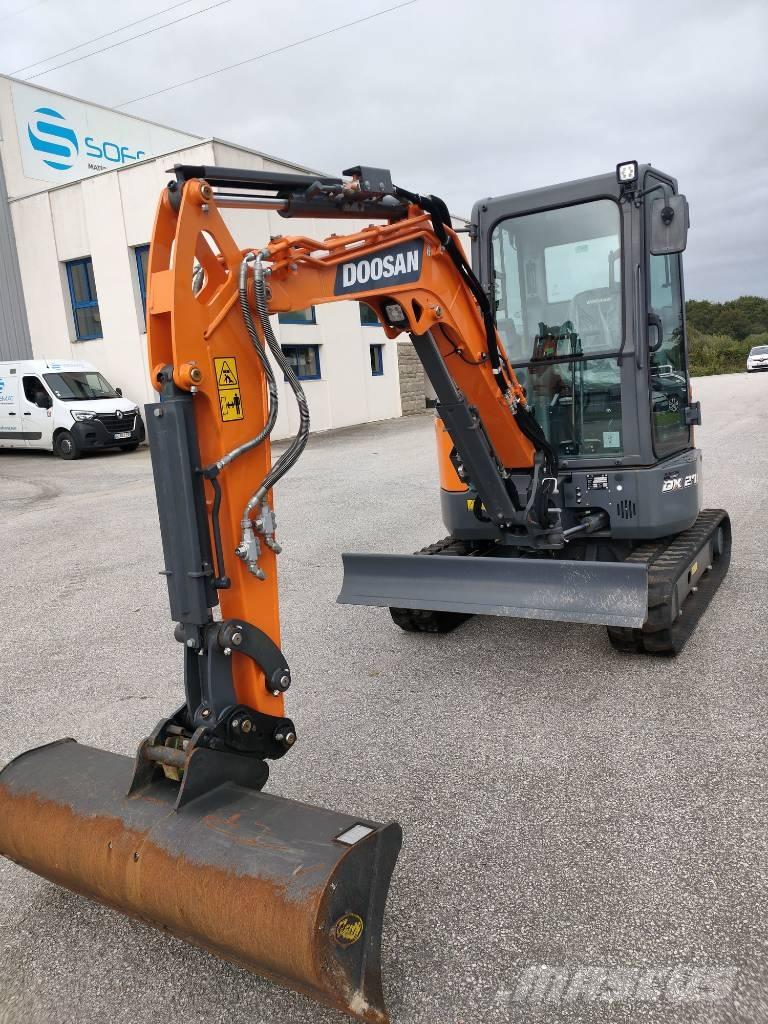 Doosan DX 27 Z Mini ekskavatoriai < 7 t