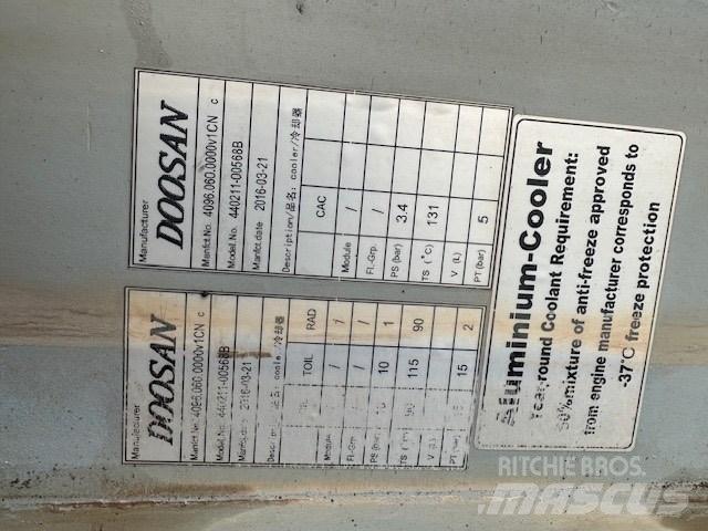 Doosan DL 450-5 Radiatoriai