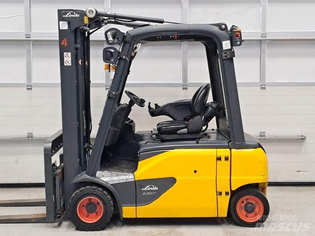 Linde E20PL-02 Elektriniai šakiniai krautuvai