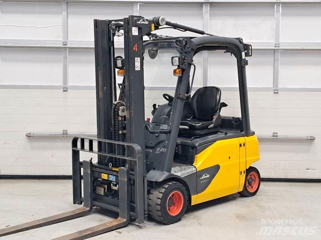 Linde E20PL-02 Elektriniai šakiniai krautuvai