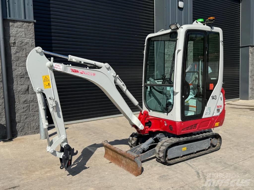 Takeuchi TB 216 Mini ekskavatoriai < 7 t