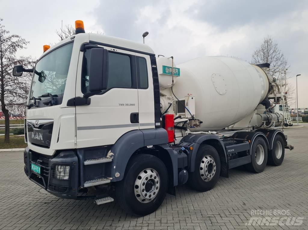 MAN 32.360 / IMER 9 m3 Betonvežiai
