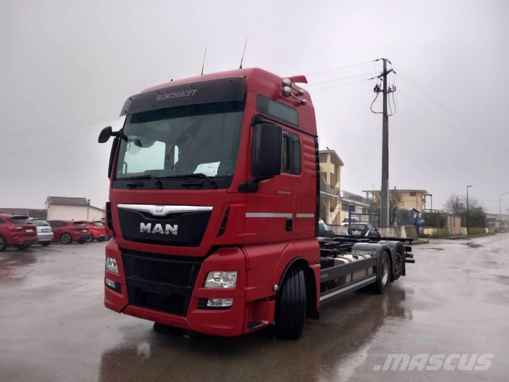 MAN TGX 26.440 Konteinerių nuožulnaus pakėlimo ant platformos krautuvai