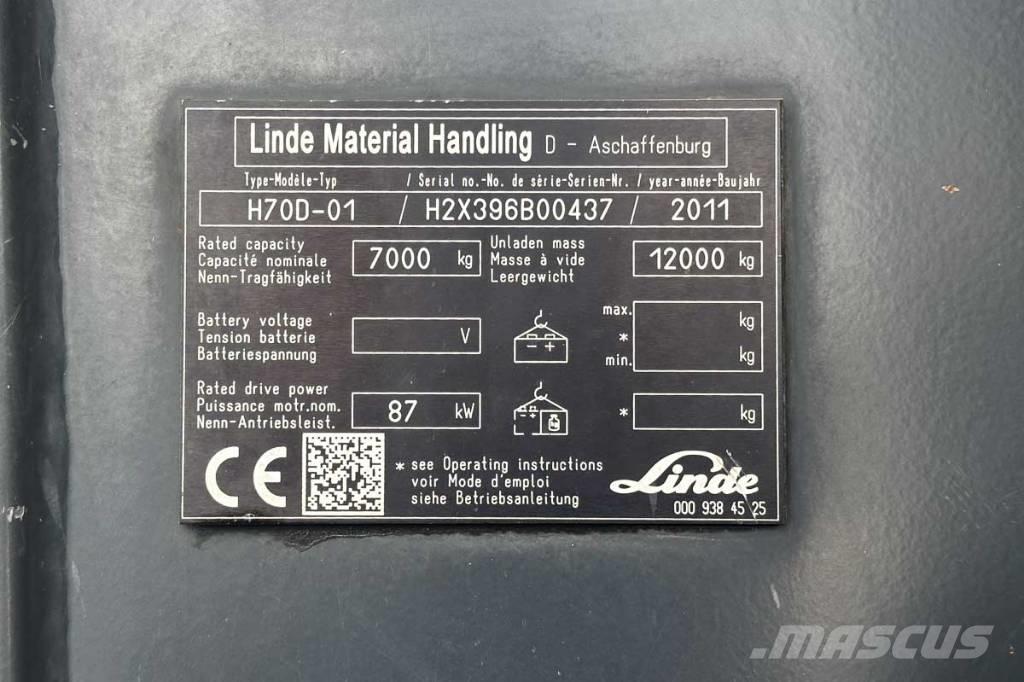 Linde H70D-01 Dyzeliniai krautuvai