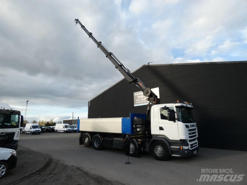 Scania R 580 Savivarčių priekabų vilkikai