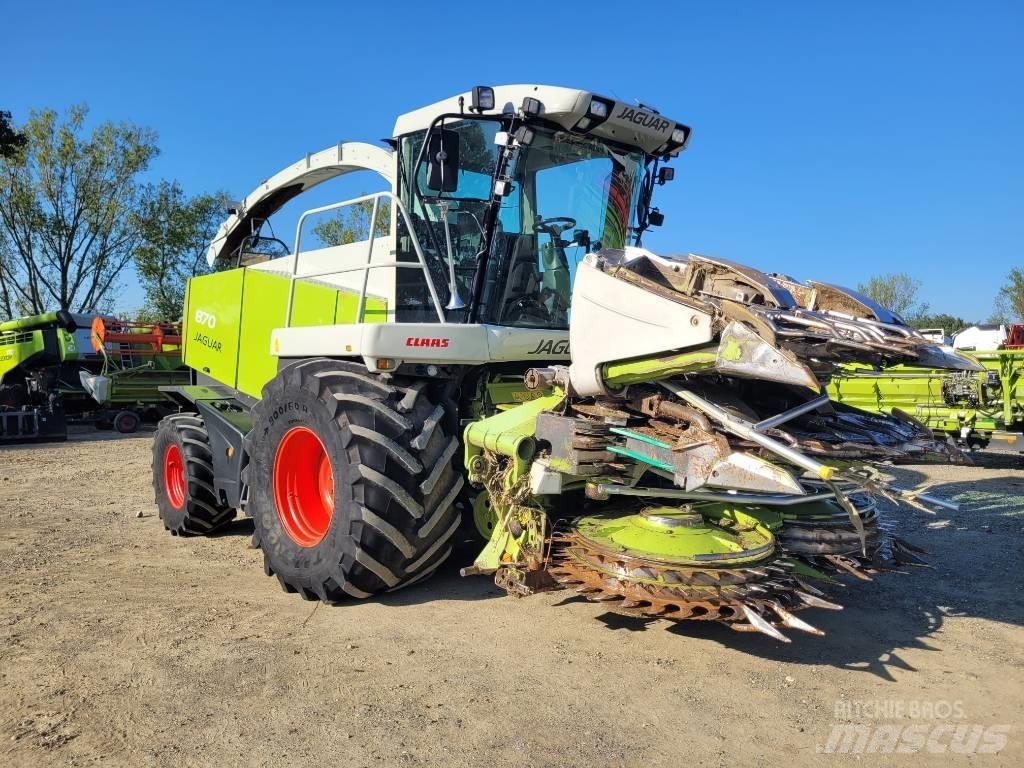 CLAAS Jaguar 870 Pašarų ruošimo technika