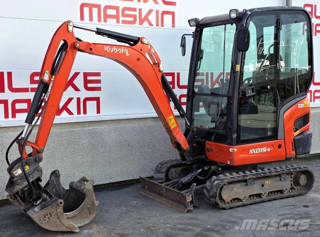 Kubota KX 019-4 Mini ekskavatoriai < 7 t