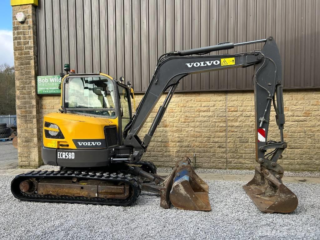 Volvo ECR58D Mini ekskavatoriai < 7 t