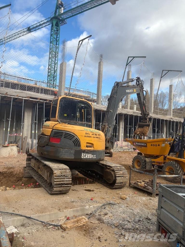 Volvo ECR 88 PLUS Vidutinės galios ekskavatoriai 7-12 t