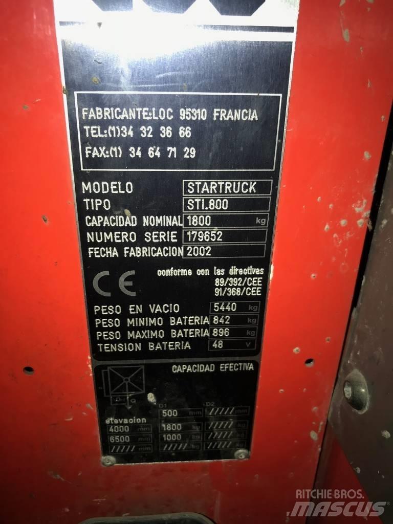 Manitou STARTRUCK Elektriniai šakiniai krautuvai