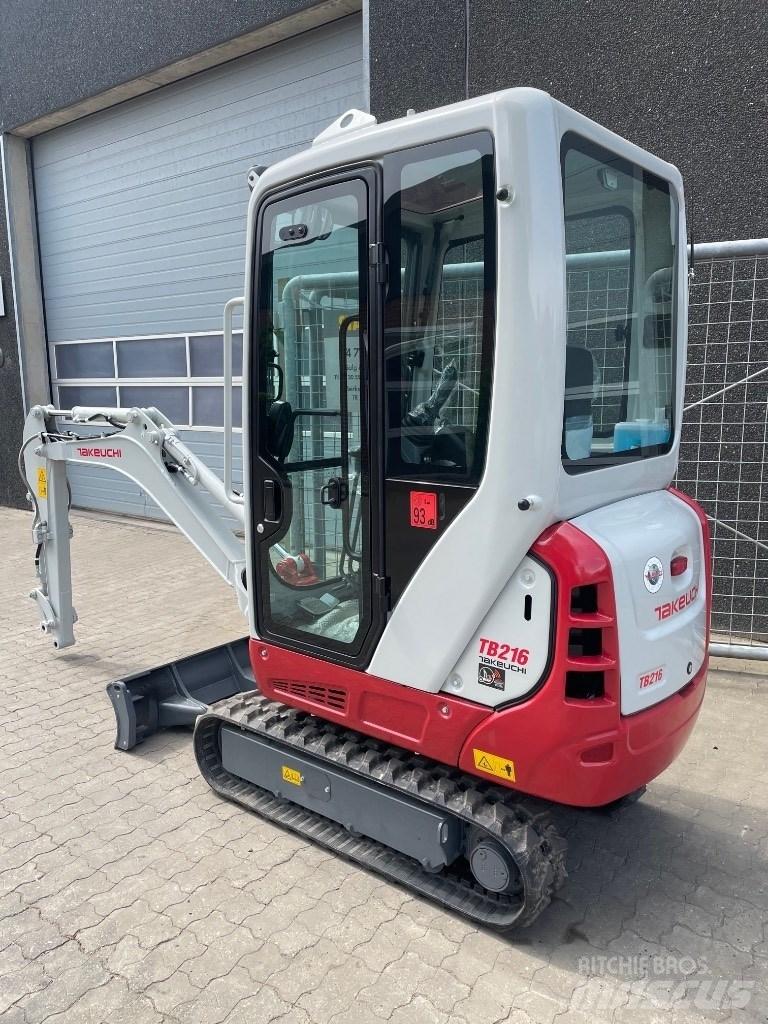 Takeuchi TB216 Mini ekskavatoriai < 7 t