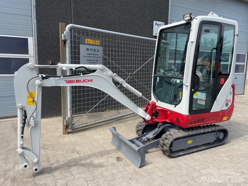 Takeuchi TB216 Mini ekskavatoriai < 7 t