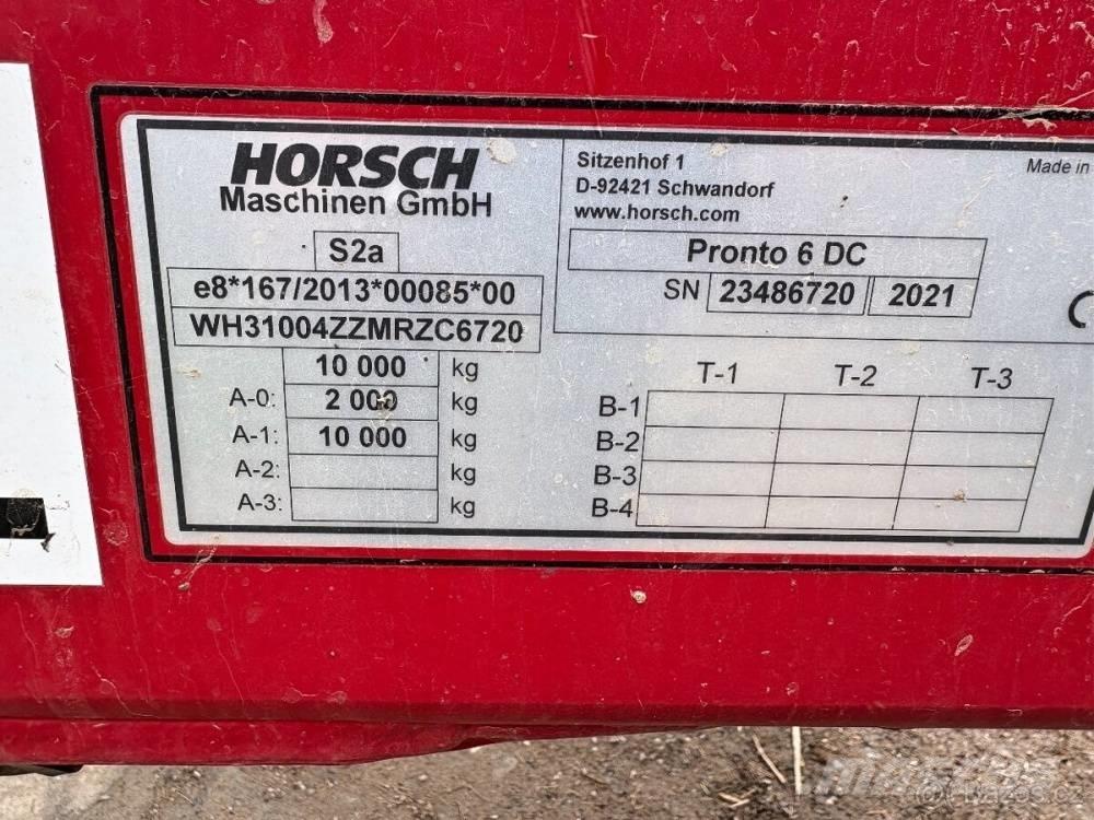 Horsch Pronto 6 DC Sėjamieji kombainai