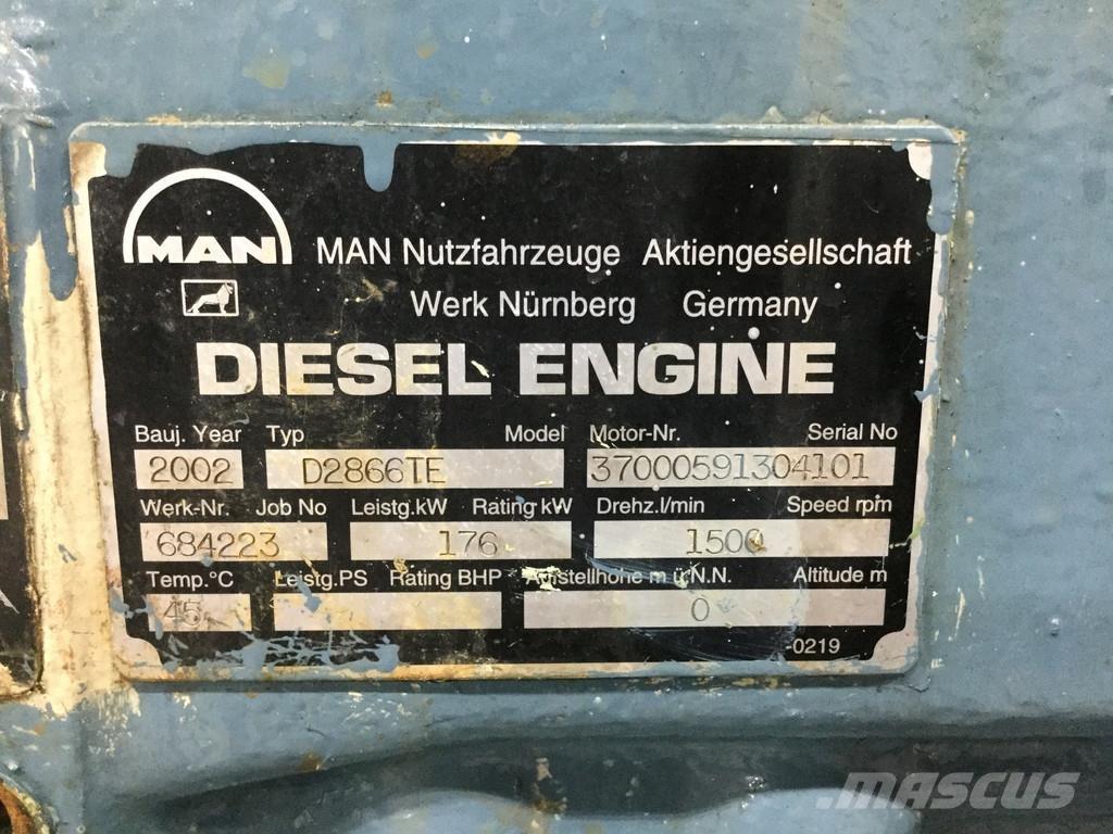 MAN D2866-TE USED Varikliai