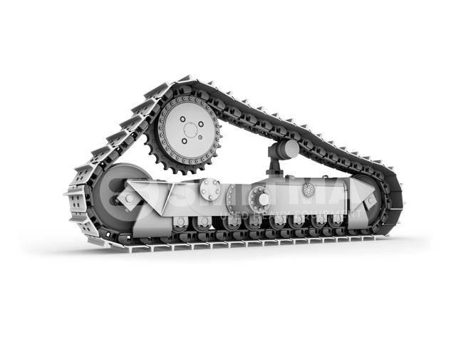 CAT D6N Vikšrai, grandinės ir važiuoklės