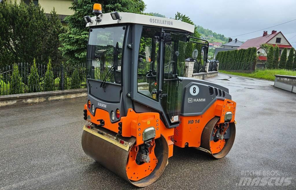Hamm hd 14 vo Porinių būgnų volai