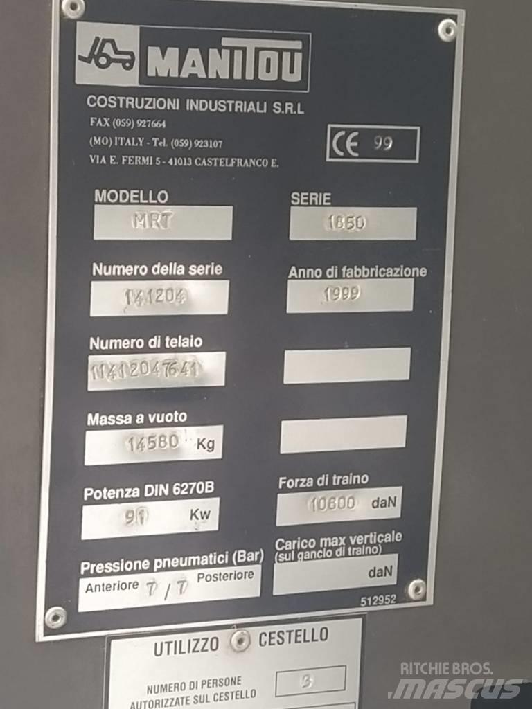 Manitou MRT 1850 Teleskopiniai krautuvai