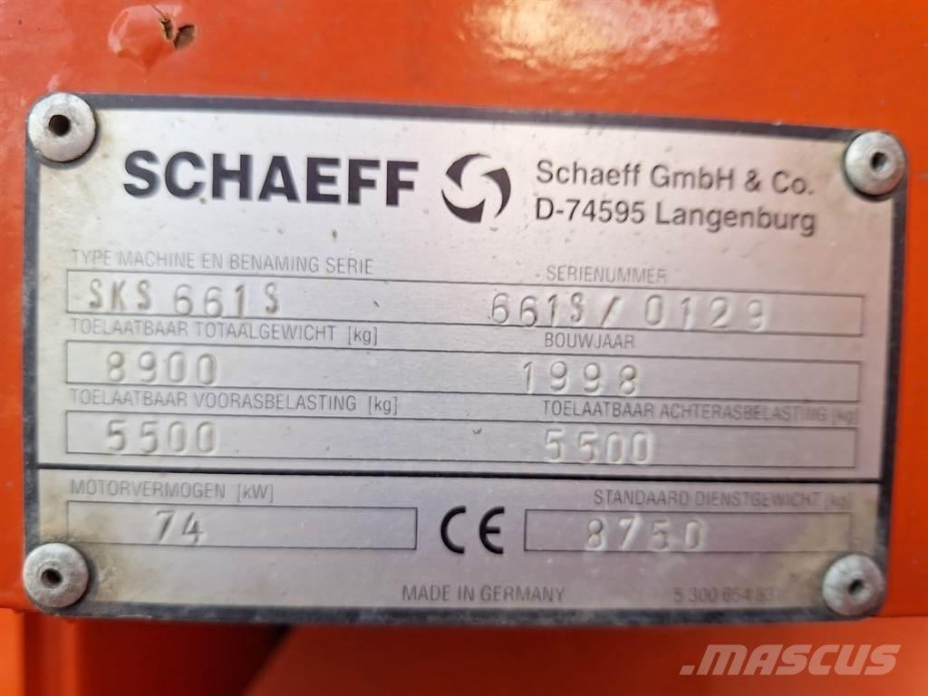 Schaeff SKS 661 Naudoti ratiniai krautuvai