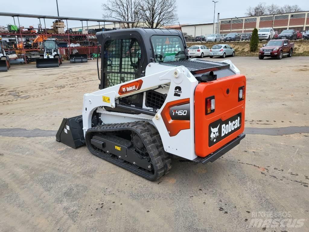 Bobcat T 450 Krautuvai su šoniniu pasukimu