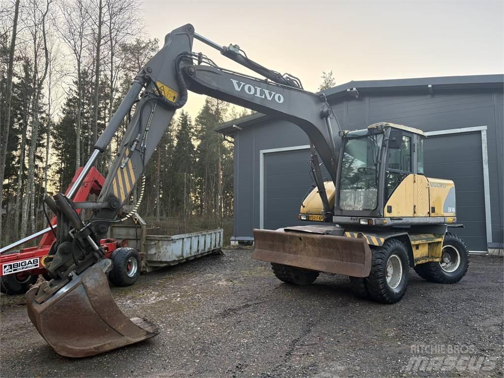 Volvo EW140 Ratiniai ekskavatoriai
