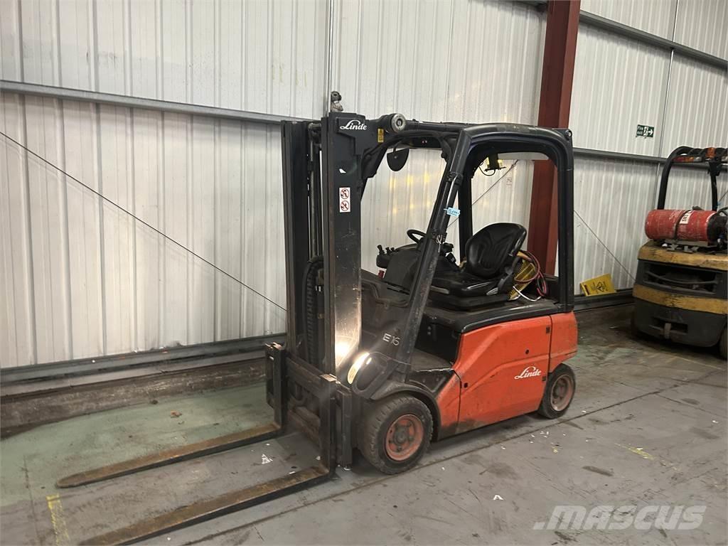 Linde E16P-01 Elektriniai šakiniai krautuvai