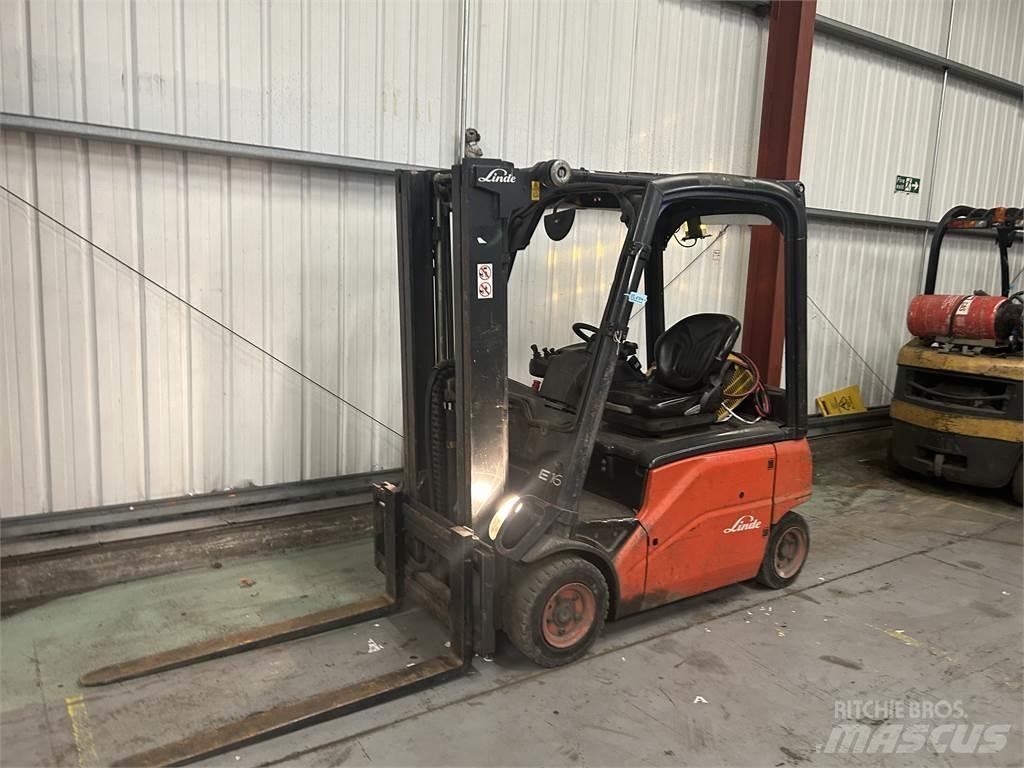 Linde E16P-01 Elektriniai šakiniai krautuvai