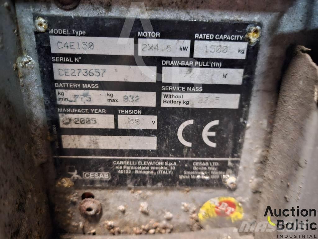 BT C4 E 150 Šakiniai krautuvai - Kita