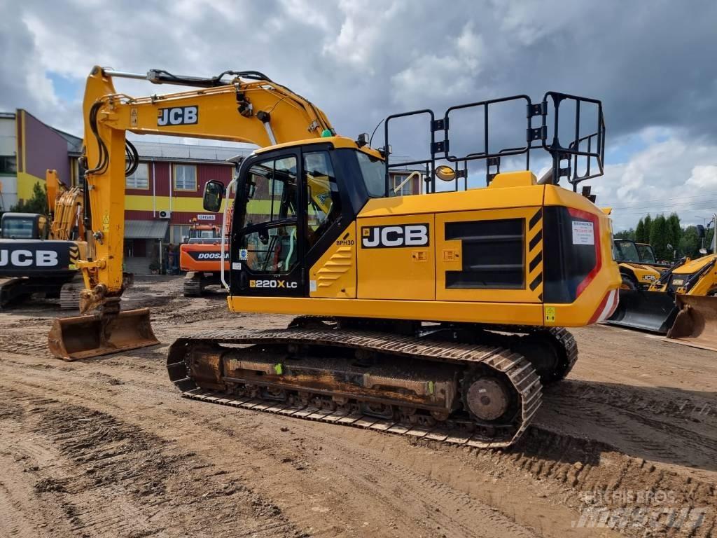 JCB 220 X Vikšriniai ekskavatoriai