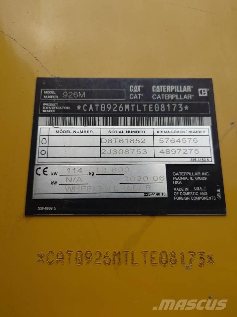 CAT 926 M Naudoti ratiniai krautuvai