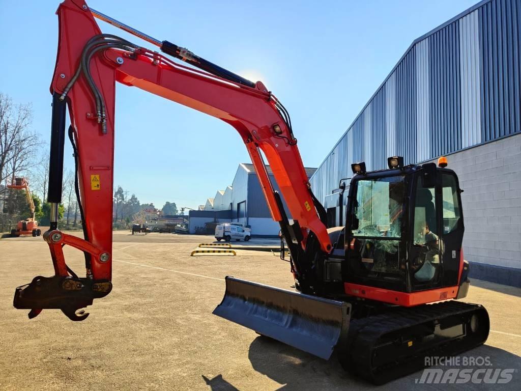 Kubota KX080-4a2 Vidutinės galios ekskavatoriai 7-12 t